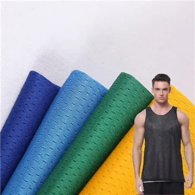 Bird Eye Knitted Fabric For Sportswear Cloth